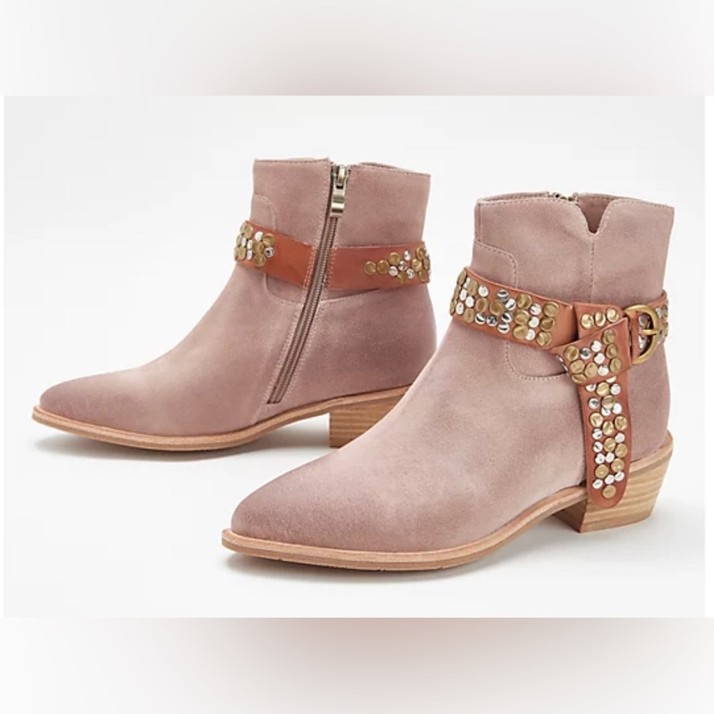 Antelope Leather Ankle Boots - Demi